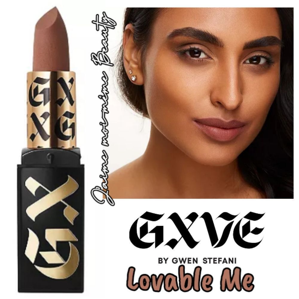 GXVE by Gwen Stefani Matte Lipstick in Lovable Me (Peachy Brown Neutral)